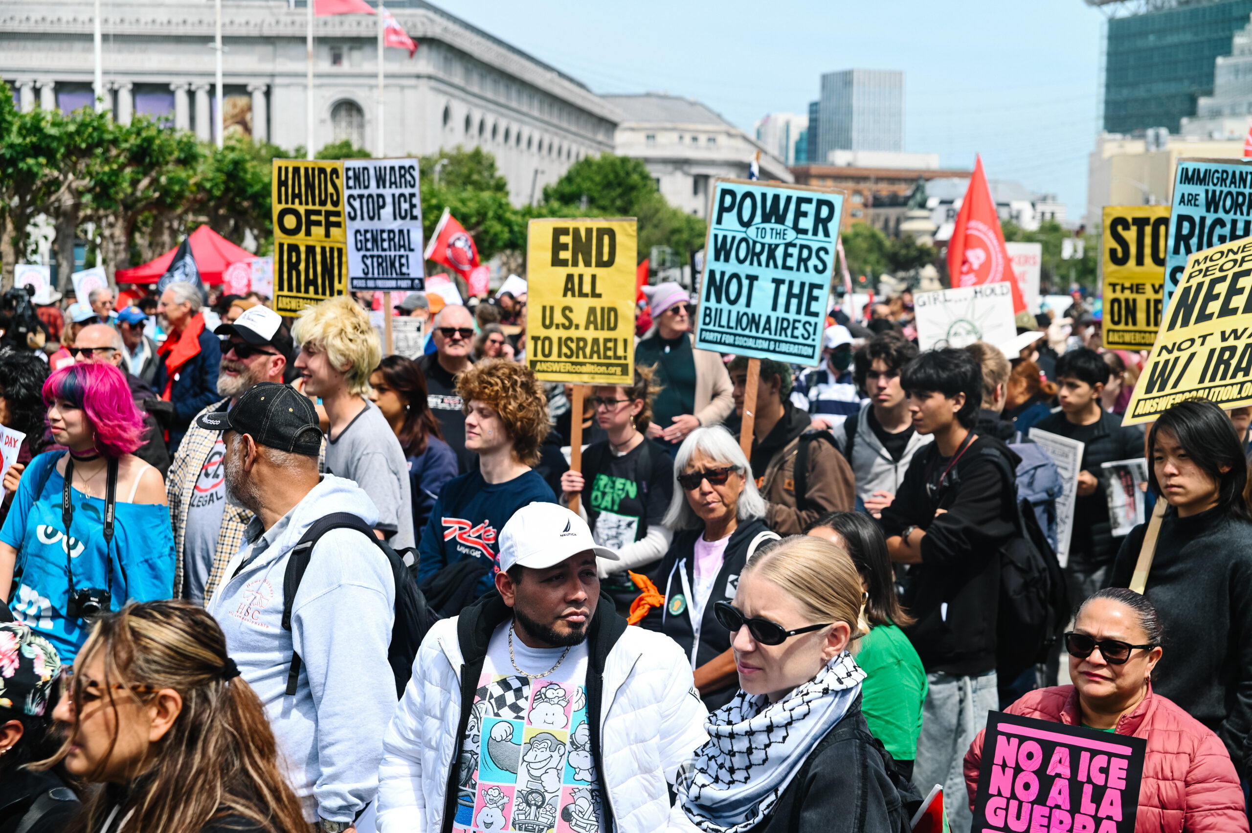 Celebrating May Day, with all sorts of politics