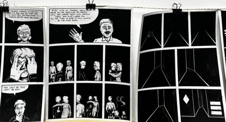 Harry Nordlinger’s comics channel chilling dead malls, creepy Chuck E. Cheese
