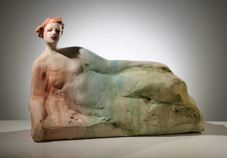 Sculptor Michelle Gregor gives the kiln the last word